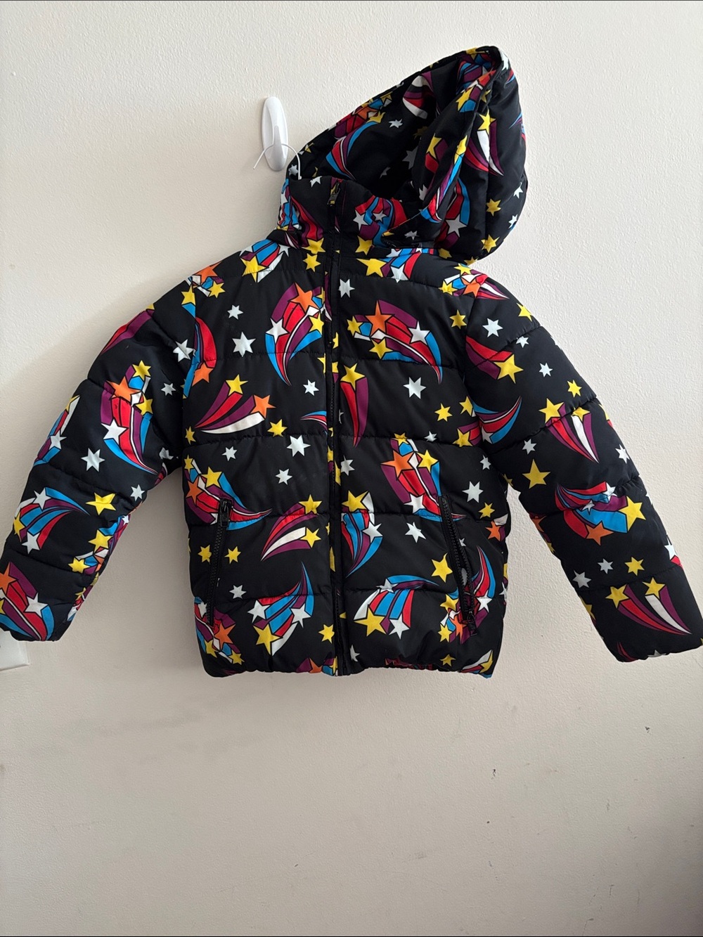 Stella McCartney Kids Black Star & Comet Print Jacket